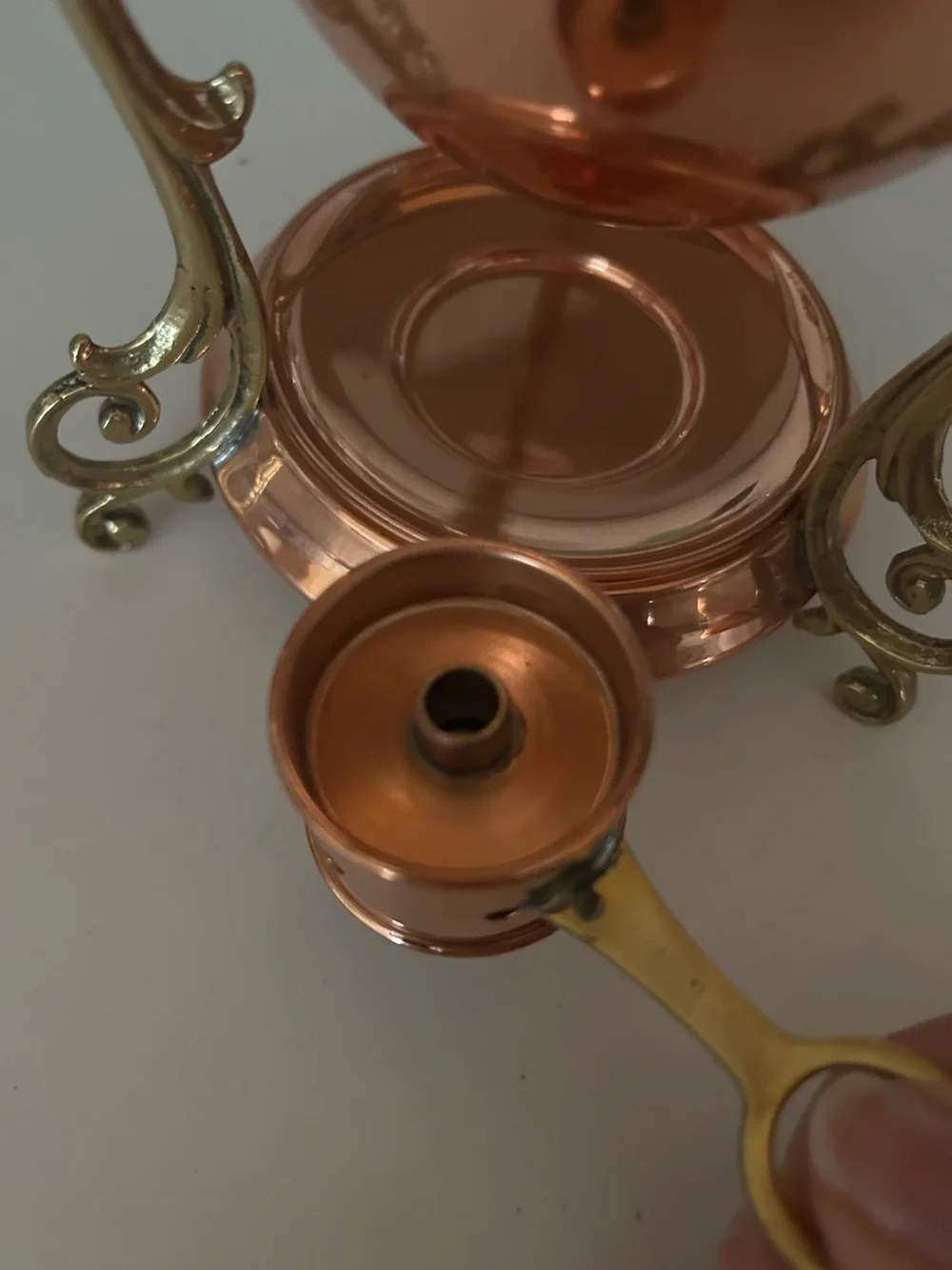 Sur La Table Copper 3 Egg Serving Bowl Holder